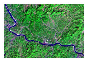Fig. 9.5. Satellite image of an area