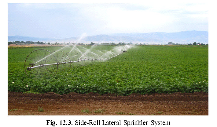 Fig. 12.3. Side-Roll Lateral Sprinkler System