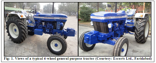 difference between two wheel and four wheel tractor