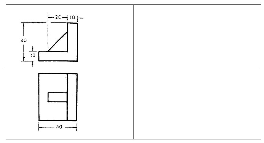 orthographic projection exercises with answers