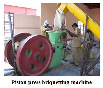 L 24 Piston press briquetting machine